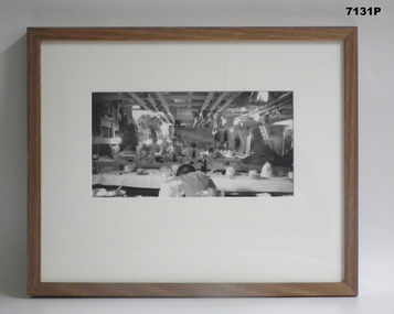 Framed photograph WW1 "Camera on the Somme". 
