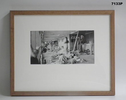 Framed photograph WW1 "Camera on the Somme".