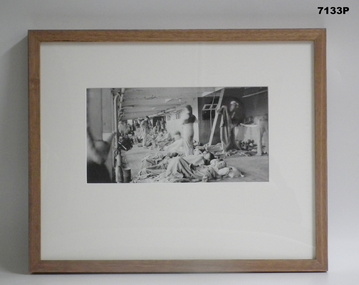 Framed photograph WW1 "Camera on the Somme".