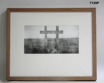 Framed photograph WW1 "Camera on the Somme".