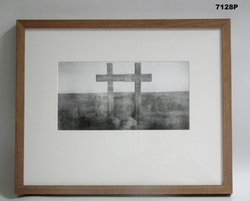Framed photograph WW1 "Camera on the Somme".