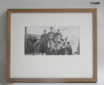 Framed photograph WW1 "Camera on the Somme".