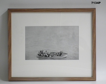 Framed photograph WW1 "Camera on the Somme".