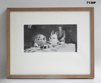 Framed photograph WW1 "Camera on the Somme".