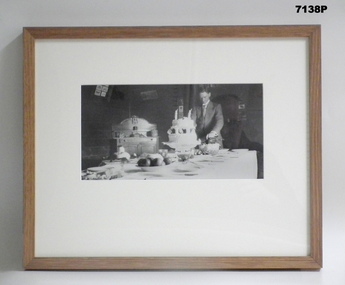 Framed photograph WW1 "Camera on the Somme".