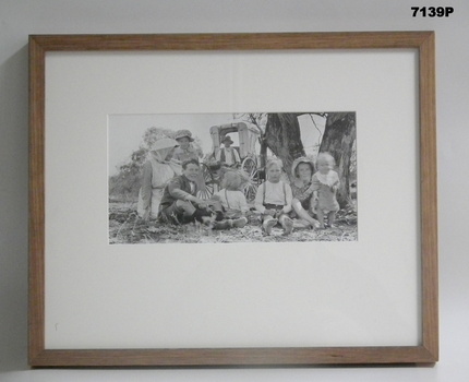Framed photograph WW1 "Camera on the Somme".