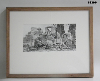 Framed photograph WW1 "Camera on the Somme".