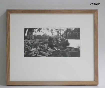 Framed photograph WW1 "Camera on the Somme".