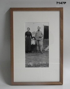 Framed photograph WW1 "Camera on the Somme" .