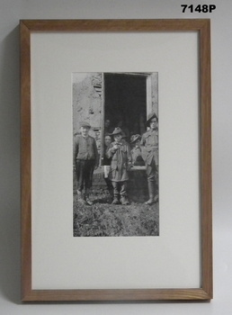 Framed photograph WW1 "Camera on the Somme".