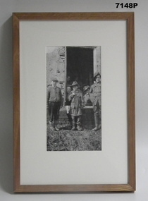 Framed photograph WW1 "Camera on the Somme".