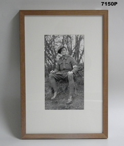 Framed photograph WW1 "Camera on the Somme".