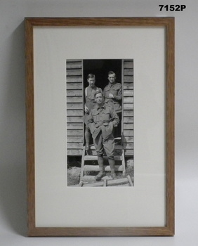 Framed photograph WW1 "Camera on the Somme".
