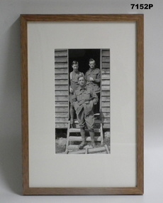 Framed photograph WW1 "Camera on the Somme".