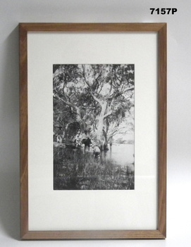 Framed photograph WW1 "Camera on the Somme".
