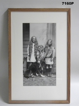 Framed photograph WW1 "Camera on the Somme". 