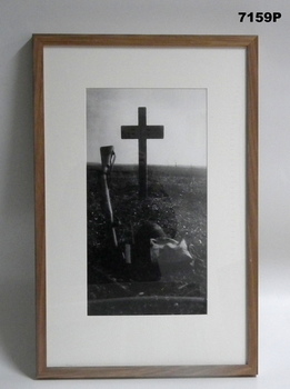 Framed photograph WW1 "Camera on the Somme".