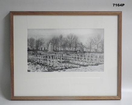 Framed photograph WW1 "Camera on the Somme".