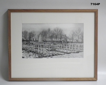 Framed photograph WW1 "Camera on the Somme".