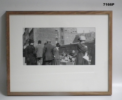 Framed photograph WW1 "Camera on the Somme".