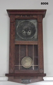 Pendulum clock placed in SMI 1920's.