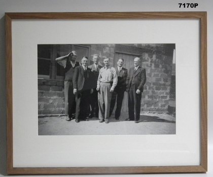 Framed photograph WW1 "Camera on the Somme".