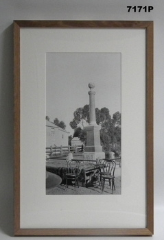 Framed photograph WW1 "Camera on the Somme".