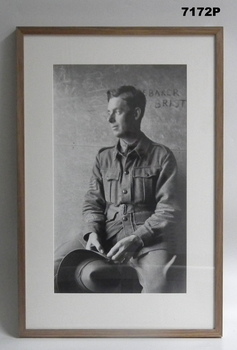 Framed photograph WW1 "Camera on the Somme".