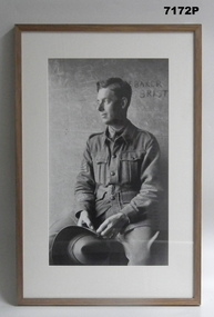 Framed photograph WW1 "Camera on the Somme".