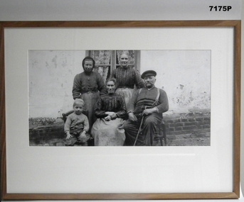 Framed photograph WW1 "Camera on the Somme".