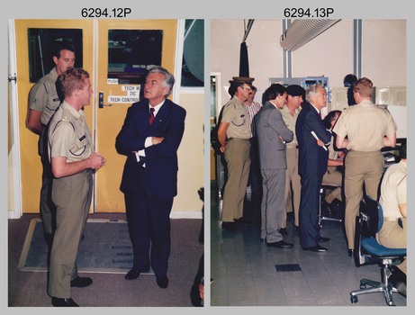 Prime Minister Hon RJ Hawke AC GCL’s Visit to the Army Survey Regiment, Fortuna, Bendigo. March 1990. 