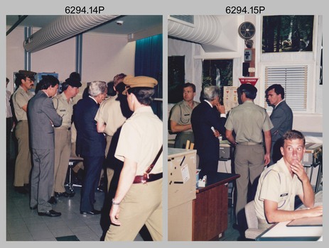 Prime Minister Hon RJ Hawke AC GCL’s Visit to the Army Survey Regiment, Fortuna, Bendigo. March 1990. 