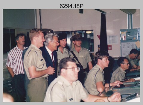 Prime Minister Hon RJ Hawke AC GCL’s Visit to the Army Survey Regiment, Fortuna, Bendigo. March 1990. 