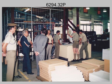 Prime Minister Hon RJ Hawke AC GCL’s Visit to the Army Survey Regiment, Fortuna, Bendigo. March 1990. 