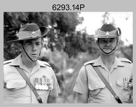 RSM Handover at CO's Parade Army Survey Regiment, Fortuna, Bendigo. 1995.