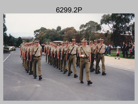 Army Survey Regiment Guard of Honour, Russell Offices, Canberra. 1995.