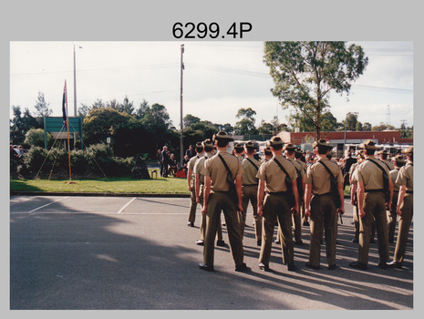 Army Survey Regiment Guard of Honour, Russell Offices, Canberra. 1995.