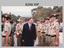 Army Survey Regiment Guard of Honour, Russell Offices, Canberra. 1995.