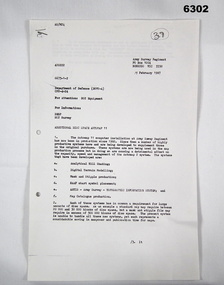 Two page letter, foolscap size