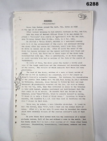 Unbound paper pages, punched for plastic binder