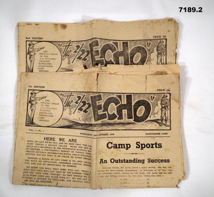 Newspapers from 2/22 Infantry Training Battalion.