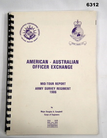 A4 booklet, cardboard cover, plastic ring binding