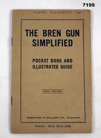 Manual for Bren Gun.