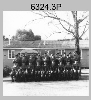 Detachment - Army Survey Regiment Personnel, taken at Bonegilla, Victoria. c1973.