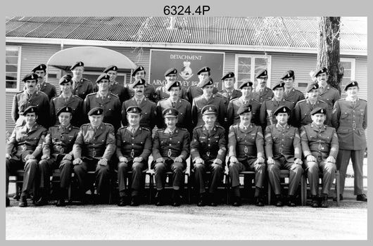 Detachment - Army Survey Regiment Personnel, taken at Bonegilla, Victoria. c1973.