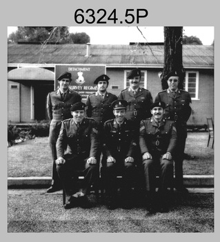 Detachment - Army Survey Regiment Personnel, taken at Bonegilla, Victoria. c1973.