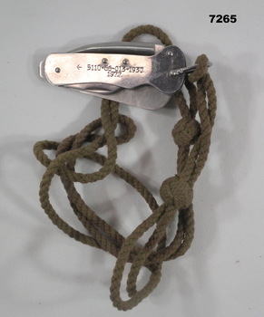 Stainless steel clasp knife with blade, can opener, screwdriver and spike.
