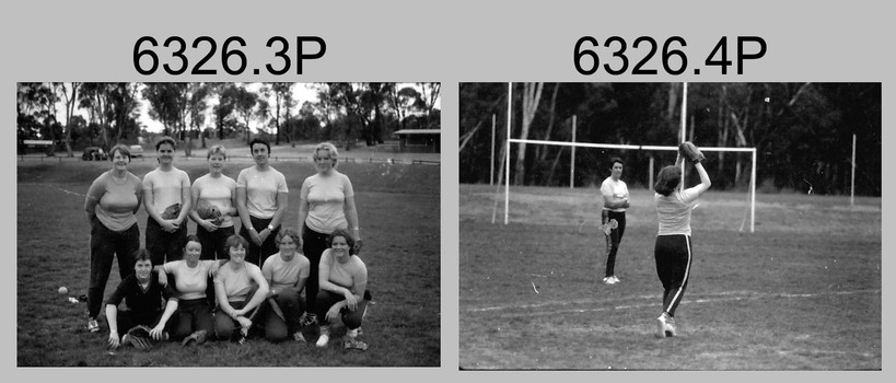 Annual Sport Competition: Softball, Flag Day, Army Survey Regiment Verses School of Military Survey, Bendigo. c1977.