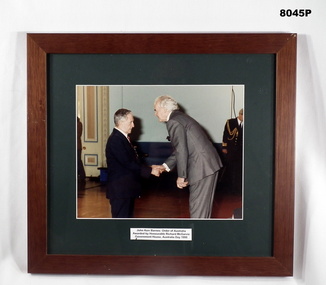 Photograph - OAM FRAMED,1995, 26.1.1995