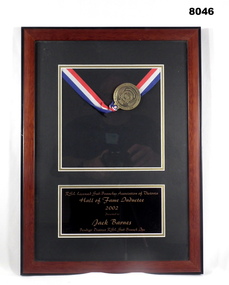 Award - AWARD, RSL HALL OF FAME 2002, C.2002